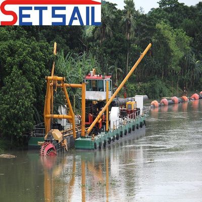 Dredger de succión de corte de 22 pulgadas para la solicitud personalizada de personalización de 15 m de profundidad de dragado