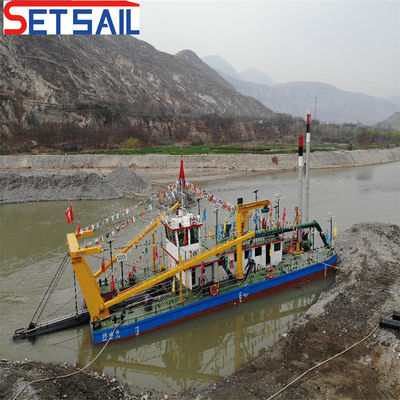 Tipo de ranura CTN Personalizado 22 pulgadas cortador de succión de arena del río excavadora para la estructura de la caja del lago