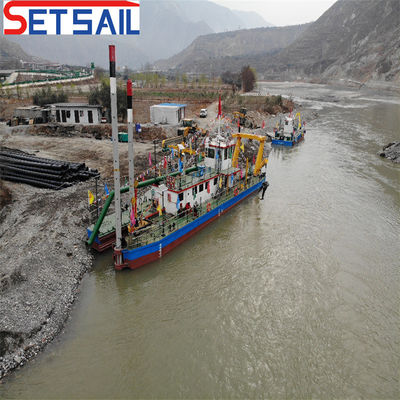 Tipo de ranura CTN Personalizado 22 pulgadas cortador de succión de arena del río excavadora para la estructura de la caja del lago