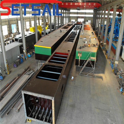 Equipo de extracción de arena de dragas portátiles tipo ranura CTS con Rexroth y Parker Hydraulic