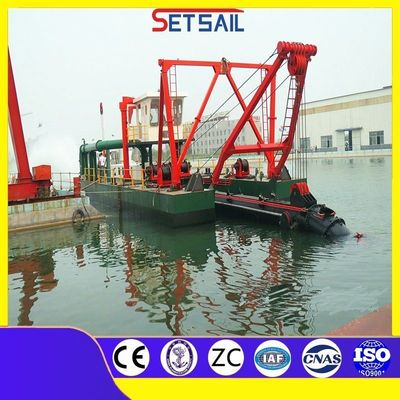 Conjunto de vela de agua jacinto cosechadora dragadora hidráulica con y 40-60 piezas de dientes cortadores
