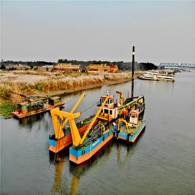 Dredger de succión de 20 pulgadas con sistema de control de Siemens y sistema hidráulico del motor diesel
