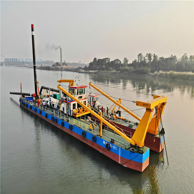 Dredger de succión de 20 pulgadas con sistema de control de Siemens y sistema hidráulico del motor diesel