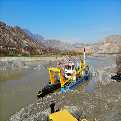 Dredger de succión de 20 pulgadas con sistema de control de Siemens y sistema hidráulico del motor diesel