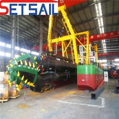 Poderosa dragada de succión de 20 pulgadas con sonido de profundidad y motor principal Cumins 1335kw