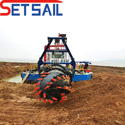 180000.000kg paquete peso bruto motor diesel 18 pulgadas cortador de succión excavadora de arena