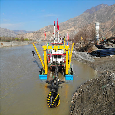Excavadora de succión de 18 pulgadas con motor diésel Cumins de 260 kW y anclaje