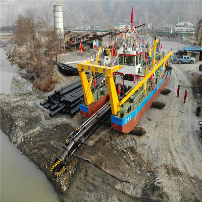 Control del motor hidráulico 18 pulgadas cortador de succión de barro excavadora Cummins 260 kW para el dragado