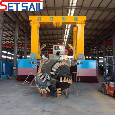 Excavadora de barro de succión de tipo 18 pulgadas de corte de energía diesel personalizada para proyectos de dragado