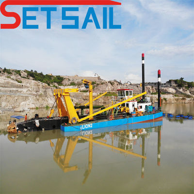 Dredger de succión de 18 pulgadas fabricado por para una profundidad máxima de dragado de 15 metros