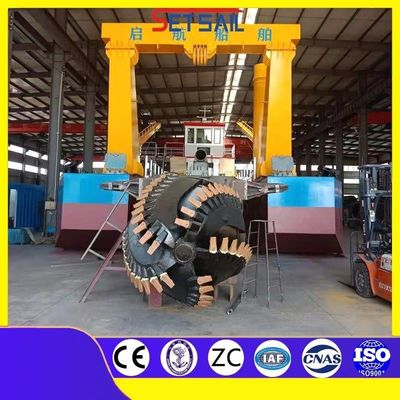 40 a 60 piezas Dentes cortadores Cantidad de cortadores Excavadora de succión para equipos de extracción de arena