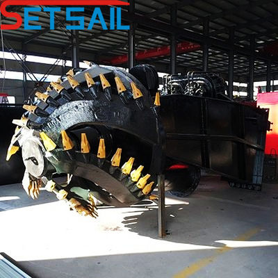 18 pulgadas cortador de control hidráulico excavadora de succión con tipo de ranura CTN y capacidad de 700m3