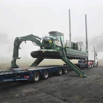 Dredger anfibio hidráulico con cubo opcional