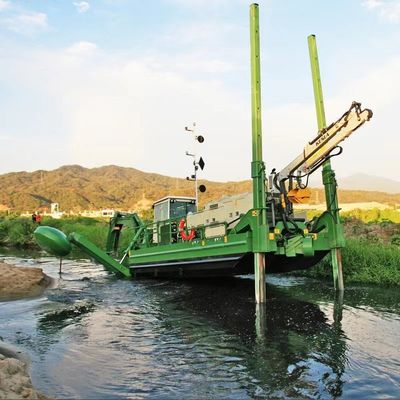 Tipo de ranura CTS Excavadora de arena de río anfibio automática completa para zanjas y rendimiento