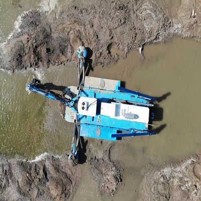 Tipo de excavadora de cubo anfibio polivalente con potencia de 120m3-700m3/h