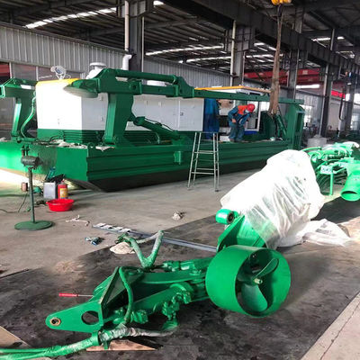 Profundidad de dragado de 6 metros dragado anfibio polivalente para la protección del medio ambiente