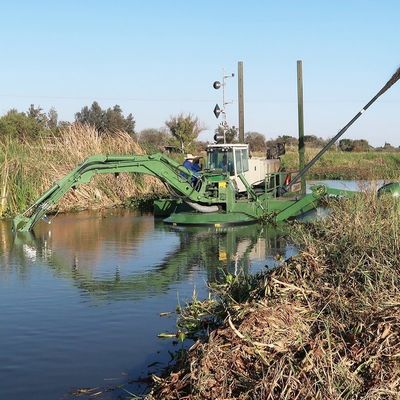 800 m3 de flujo de agua draga anfibia con motor hidráulico Costo de envío Tiempo de entrega