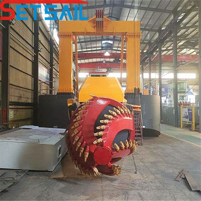 180000.000kg Peso bruto Hidráulico 18 pulgadas cortador de succión excavadora de arena con transporte