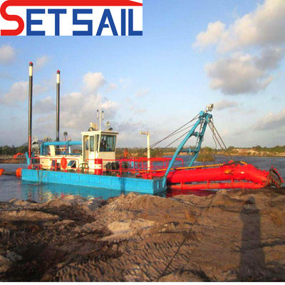 Dredger de succión extraíble de 18 pulgadas para paquetes fluviales Peso bruto 230000.000kg