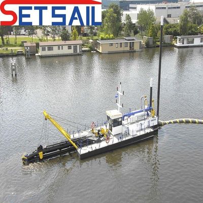 Dredger de succión extraíble de 18 pulgadas para paquetes fluviales Peso bruto 230000.000kg