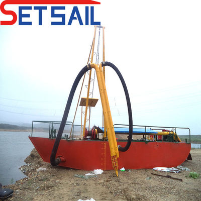 Capacidad máxima 100m3-2000m3 Excavadora de extracción de oro de arena de río con succión por chorro totalmente automática