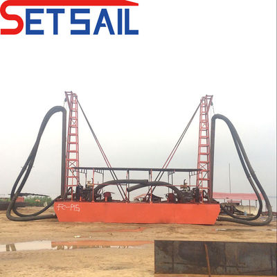 Capacidad máxima 100m3-2000m3 Excavadora de extracción de oro de arena de río con succión por chorro totalmente automática