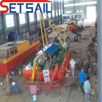 Excavadora de dragado con aspiración por chorro con motor diesel de Weichai con tipo de hidrociclón de Weichai