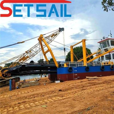 Conjunto de pagos iniciales vela 20 pulgadas cortador dragado de succión con capacidad de 1100m3