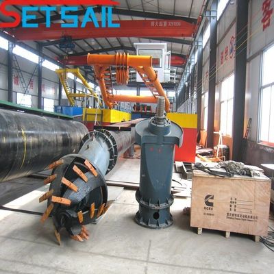 20 pulgadas cortador de desmontaje hidráulico excavadora de succión con 50kw generador de voltaje establecido