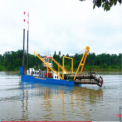 895kw principalmente motor de energía río cortador de arena y barro de succión de dragas barco para el dragado en el río