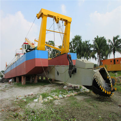 895kw principalmente motor de energía río cortador de arena y barro de succión de dragas barco para el dragado en el río