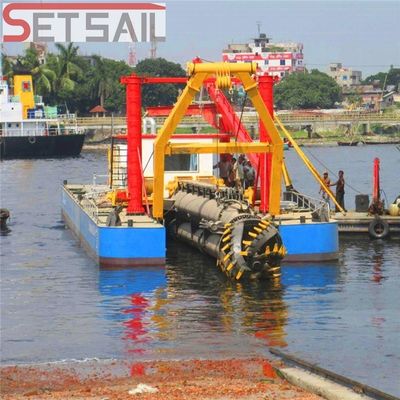 Dredger de arena de barro de grava para dragado en agua poco profunda