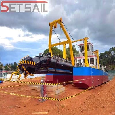 Dredger de arena de barro de grava para dragado en agua poco profunda