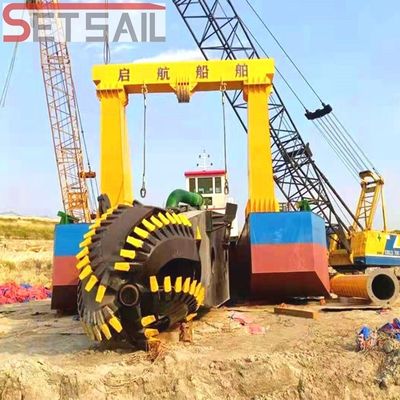 Dredger de arena de barro de grava para dragado en agua poco profunda