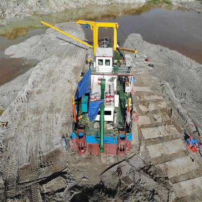 180000.000kg de peso bruto cortador excavadora de succión con capacidad de potencia del motor de 1000m3/h