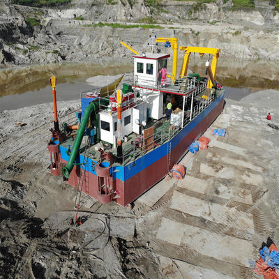 180000.000kg de peso bruto cortador excavadora de succión con capacidad de potencia del motor de 1000m3/h