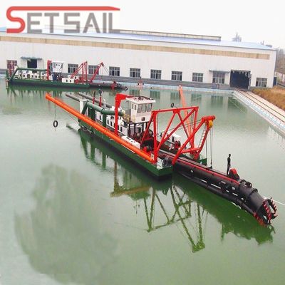 Diámetro de la cabeza del cortador 2000mm 18 pulgadas Capacidad de lona 3500m3/h Excavadora de arena hidráulica
