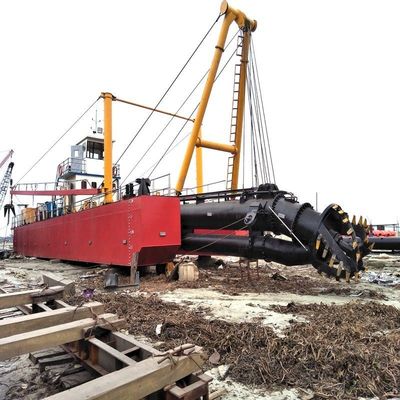 Dredger de succión con capacidad de 1000 m3/h y profundidad de dragado de 20 m