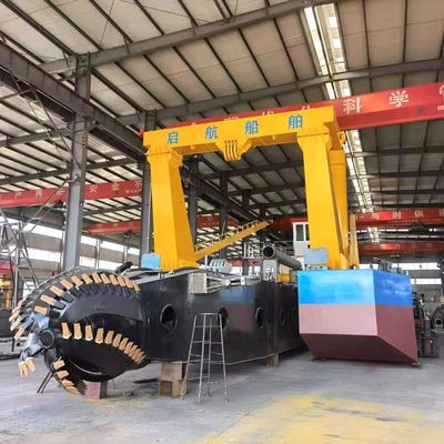 Dredger de succión con capacidad de 1000 m3/h y profundidad de dragado de 20 m
