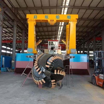Dredger de succión con capacidad de 1000 m3/h y profundidad de dragado de 20 m