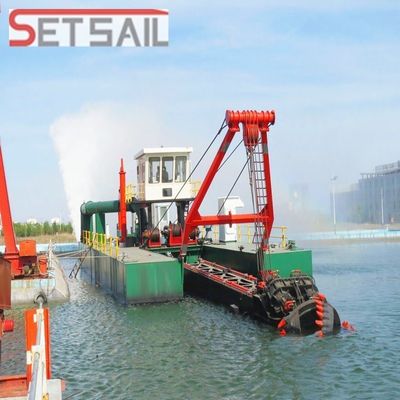 Excavadora de arena de 20 pulgadas con 260 kW de potencia de la cabeza de corte y capacidad de 1000 m3/h