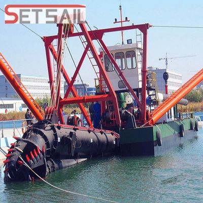 Excavadora de arena de 20 pulgadas con 260 kW de potencia de la cabeza de corte y capacidad de 1000 m3/h