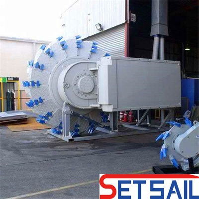 Excavadora de barro de alta capacidad de 160m3-2000m3 con rueda hidráulica y cabeza de cubo con motor diesel