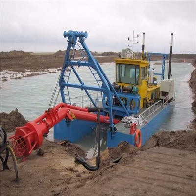 Profundidad máxima de dragado 9m-30m Motor diesel cortador de succión dragado flujo de agua 540kw-5000kw