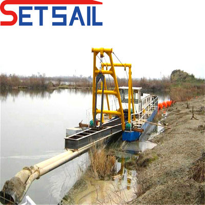 Excavadora de arena fluvial de succión a chorro de 27-39 m de longitud total para compradores africanos