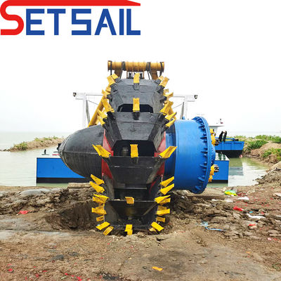 Siemens Flujo de agua PLC 2000m3 Excavadora hidráulica de cubo de ruedas con ancho total de 5,2m-12m