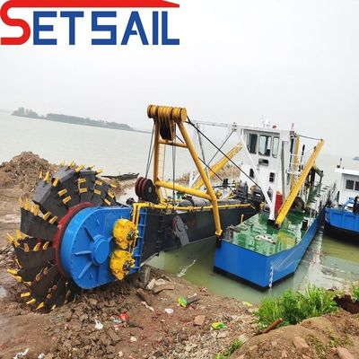 Siemens Flujo de agua PLC 2000m3 Excavadora hidráulica de cubo de ruedas con ancho total de 5,2m-12m