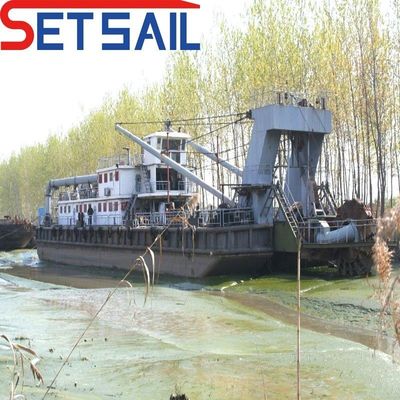 Siemens Flujo de agua PLC 2000m3 Excavadora hidráulica de cubo de ruedas con ancho total de 5,2m-12m