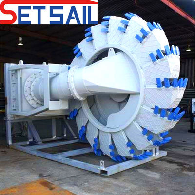 Siemens Flujo de agua PLC 2000m3 Excavadora hidráulica de cubo de ruedas con ancho total de 5,2m-12m