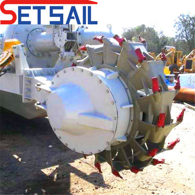 Siemens Flujo de agua PLC 2000m3 Excavadora hidráulica de cubo de ruedas con ancho total de 5,2m-12m
